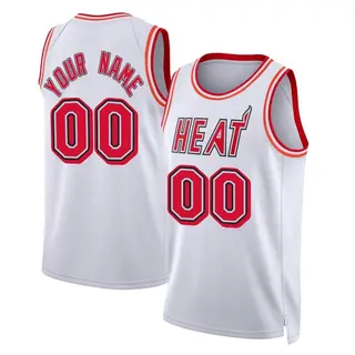 Miami Heat Men's Custom White Swingman Classic Edition 2022/23 Jersey